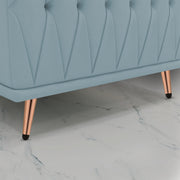 Plantex Heavy Duty Round 6 inch Spare Sofa Legs for Bed Furniture/Sofa Legs for Furniture Fitting/Table Legs/Sofa Leg Set of 2 pcs (Rose Gold)