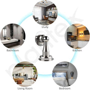 Plantex Drill Free Home Stopper|4 inch self Adhesive Door Magnet for Home|Door Holder for Main Door|Door Magnet Stopper for Office/Hotel/Home - Pack of 2 (matt)