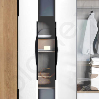 Plantex Profile Handle for Kitchen Cabinet/24 Inch Alluminium Drawer Profile Handle/Wardrobe Pull Handle for Home/Office/Hotel - Pack of 1 (Black)