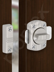 Plantex Baby Latch for Bathroom/Door Latch Lock for Bathroom/Door Stopper for Home//Door chitkani/Door Latches for Home/Office/Bedroom -Pack of 1 (Satin)