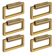 Plantex Rajwadi Drawer Kadi/Drawer Handle/Kadi for Drawers/Pull-Push Kadi for Home/Office Cabinet - Pack of 6 (SH-344, Gold)