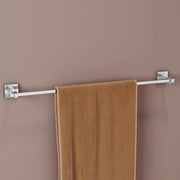 Plantex Stainless Steel Single Towel Rod/Bathroom Towel Holder/Towel Hanger/Towel Stand/Bathroom Accessories - 24 Inch (Chrome)
