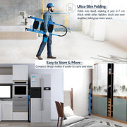 Plantex Premium 3 Steps Steel Ladder | Wide Anti-Skid Step Ladder | Easy to Fold | 5 Year Manufacturer Warranty(3-Step,Blue & Black)