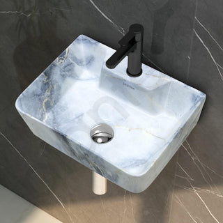 Plantex Tabletop Wash Basin for Bathroom/Designer Ceramic Basin/Rectangle Countertop Wash Basin/Home/Office (MS-904)