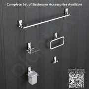 Plantex Towel Rack for Bathroom/Pure Brass Towel Holder/24 Inch Towel Stand/Towel Bar/Bathroom Accessories - Pack of 1 (APS-RTO-13, Chrome)