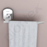 Plantex Napkin Holder for Bathroom/Stainless Steel Towel Ring/Towel Hanger/Bathroom Accessories - Pack of 1 (Chrome)