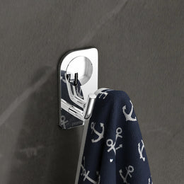 Plantex Stainless Steel Robe Hook for Bathroom/Cloth Hanger for Wall/Hooks for Wall/Bathroom Accessories - Chrome (Dream)