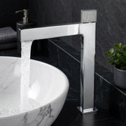 Plantex Brass Wash Basin Mixer Tap/Thermostatic Hot & Cold Basin Mixer Faucet/Deck Mount Pillar Spout for Bathroom Sink - Pack of 1 (APS-4605, Chrome)