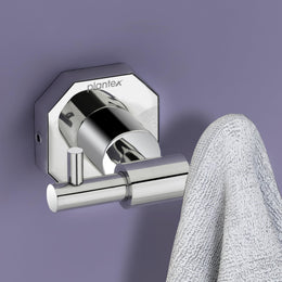 Plantex 304 Grade Stainless Steel Hook for Bathroom/Cloth Hanger for Wall/Hanger Hooks/Wall Hooks for Hanging Strong - Nipron (Chrome)