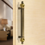 Plantex Taj Heavy Duty Main Door Handle/Door Handle for Main Door/Main Door Handle 17-inches/Pull Push Door Handle - Pack of 1 (319-Brass Antique and Golden Finish) - 3 Years Warranty