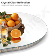 Plantex LED Bathroom Mirror with 3 Tone/Designer Mirror for Living Room/Bedroom/Dressing Room - Cloud Shape (18 x 24 Inch)