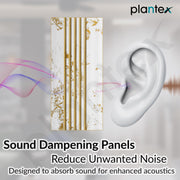 Plantex Louvers Panel for Wall/8 Feet Wall Panels/3D Charcoal Panel for Interior Walls DÃ©cor - Pack of 5 Covers - 40 Sq. Ft, Size-1 Feet x 8 Feet (WD-2201)