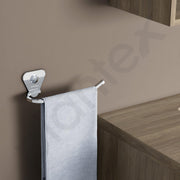 Plantex Pyramid Stainless Steel Hand Towel Holder/Napkin Hanger/Towel Hanger for Wash Basin/Bathroom Accessories (Chrome) - Pack of 1