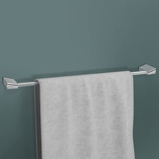 Plantex Fully Brass Smero Towel Rod for Bathroom/Towel Stand/Hanger/Bathroom Accessories - 24 Inch,Chrome (AR-3132)