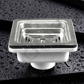 Plantex Coupling for Kitchen Sink/Stainless Steel Waste Coupling/Square Shape Coupling - Pack of 1 (Matt Finish)