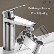 Plantex Brass Universal Rotation Splash Protector for Kitchen/2 Mode (Up Down Water Outlet) Tap extender for Kitchen sink-(H-143-Chrome)