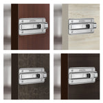Plantex Premium Heavy Duty Door Stopper/Door Lock Latch for Home and Office Doors/Baby Latch - Pack of 1 (Chrome)