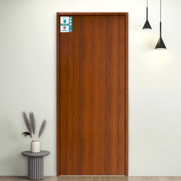 Plantex Doors for Bathroom (25 mm - Thickness)/WPC Bathroom Door/2.25x6.75 Feet Wooden Finished Door for Home/Balcony/Office/Kitchen, Density-550 (27x81 inch,20 kg- Classic Wooden)