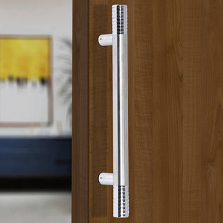 Plantex Heavy Duty Door Handle for Main Door/Door & Home Decor/18-inches Main Door Handle/Door Pull Push Handle - Pack of 1 (231-Chrome Finish)