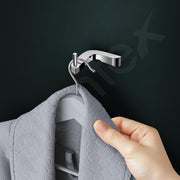 Plantex Smero Pure Brass Robe Hook/Door Hanger-Hook/Cloth-Towel Hanger/Bathroom Accessories - Aqua(Chrome)