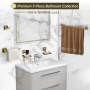 Plantex Decan 304 Grade Stainless Steel Towel Rod for Bathroom/Soap Holder/Napkin Ring/Tumbler Holder/Robe Hook/Bathroom Accessories - Brass Antique