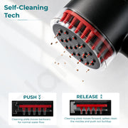 Plantex Self Cleaning Health Faucet for Toilet/ABS Plastic Jet Spray for Bathroom/Hand Gun/ Without Hose Pipe - Pack of 1 (Black)