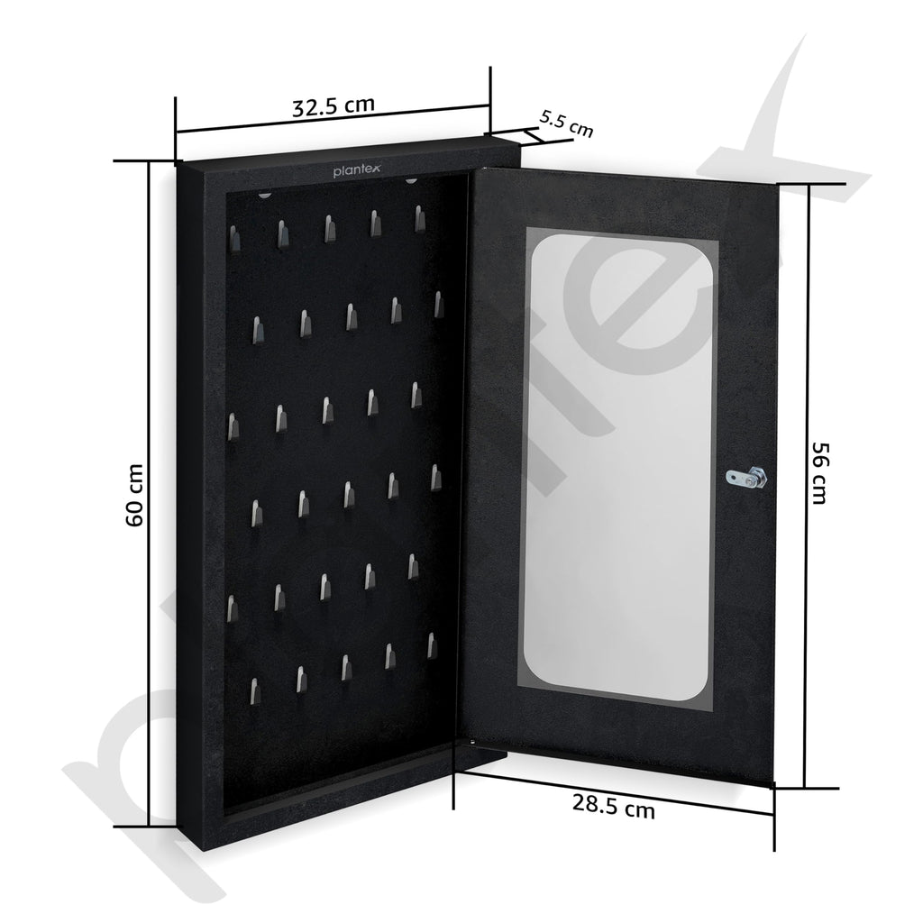 Plantex GI Steel Key Storage Box/Key Cabinet with 30 Key-Holders with ...