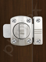 Plantex Baby Latch for Bathroom/Door Latch Lock for Bathroom/Door Stopper for Home//Door chitkani/Door Latches for Home/Office/Bedroom -Pack of 1 (Satin)