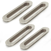 Plantex Sliding Door Handle/Concealed Handle for Sliding Door/160mm Concealed Handle for Wardrobe/Kitchen Cabinet - Pack of 4 (Satin)