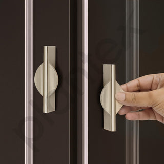 Plantex Cabinet Handle/96mm Handle for Cabinet/Wardrobe/Kitchen Handle/Door Pull-Push Handle for Home/Office - Pack of 1 (Satin)
