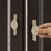 Plantex Cabinet Handle/96mm Handle for Cabinet/Wardrobe/Kitchen Handle/Door Pull-Push Handle for Home/Office - Pack of 1 (Satin)