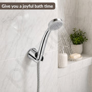 Plantex Hand Shower Holder For Bathroom/Adjustable Handheld Shower/Wand Holder/Wall Mount Bracket - Pack of 2 (Chrome)