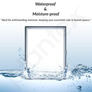 Plantex Bathroom Cabinet with Mirror/ABS Bathroom Storage Organiser/Multipurpose Shelf/Wall Mount Mirror Cabinet for Wash Basin (14x18 Inch, Grey)
