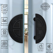 Plantex 6 Inch Main Door Handle/Aluminium Door Handle/Pull-Push Door Handle/Door Accessories (Pack of 1, Black)