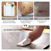 Plantex Heavy Duty Stainless Steel Chopping Board Large/Vegetable Chopping Board for Kitchen Countertop/Anti-Bacterial, Non-Slip, Vegetable Cutting Pad (Size- 41 X 29 cm)
