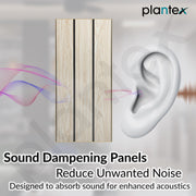 Plantex PVC 3D Wall Panels for Interior Wall Décor/Eco-Friendly Fluted Louvers Panels for Wall/PVC Panel for Walls 10 Feet/3D Louver Walls Panels/Pack of 7 Covers 70 Sq. Ft(Ivory Oak)