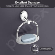 Plantex 304 Grade Stainless Steel Soap Holder Stand for Bathroom/Soap Dish/Soap Holder/Soap Stand/Bathroom Accessories - Oreva(Chrome)