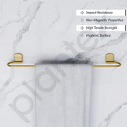 Plantex 304 Grade Stainless Steel 24 inch Towel Rod/Towel Bar/Towel Hanger for Bathroom/Bathroom Accessories - Parv (Brass Antique)