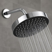 Plantex ABS 12 Inch Round Head Shower/Overhead Rain Shower/Shower for Home/Hotel/Adjustable Shower Head for Bathroom - Pack of 1 (Chrome, D615)