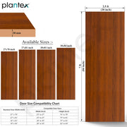 Plantex WPC Doors for Bathroom (30 mm - Thickness)/Waterproof Bathroom Door/2.5x7 Feet Wooden Finished Door for Home/Balcony/Office/Kitchen, Density-550 (30x84 inch,26 kg- Classic Wooden)