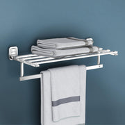 Plantex Stainless Steel 304 Grade Bathroom Towel Holder/Towel Rack/Cloth Hanger/Towel Bar/Bathroom Accessories (24-inch) Chrome