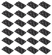 Plantex Door Hinges/Stainless Steel Door Butt 3 inch x 16 Gauge/1.5 mm Thickness Home/Office/Hotel/Hinges for Main Door/Cabinet/Wardrobe/Soft Close Hinge/Kabza - Pack of 24 (Black)