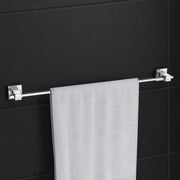 Plantex 304 Grade Stainless Steel 24 inchTowel Hanger/Holder for Bathroom/Single Towel Rod/Towel Bar/Towel Stand/Bathroom Accessories - Splash (Chrome)