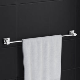 Plantex 304 Grade Stainless Steel 24 inch Towel Hanger/Holder for Bathroom/Single Towel Rod/Towel Bar/Towel Stand/Bathroom Accessories - Splash (Chrome)