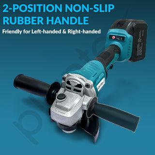 Plantex 21V Cordless Angle Grinder Machine with Battery and Charger/Load Speed 8500rpm/Grinding Tool/Brushless Motor - (Blue & Black)