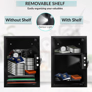 Plantex 56 Litre Safe Locker for Home/Hotel Safe Tijori Box/Electronic Safety Locker with Master & User Dual Code Access with Emergency Key/2 Years Warranty By Plantex (Black)