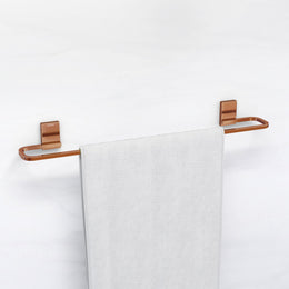 Plantex 304 Grade Stainless Steel 24 inch Single Towel Rod for Bathroom/Hand Towel Holder/Towel Hanger/Bathroom Accessories, Crystal (PVD Rose Gold)