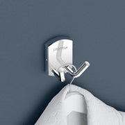 Plantex 304 Grade Stainless Steel Robe Hook/Cloth-Towel Hanger/Door Hanger-Hook/Bathroom Accessories - Parv (Chrome)