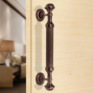 Plantex Heavy Duty Door Handle/Door & Home Decor/15-inches Main Door Handle/Door Pull Push Handle - Pack of 1 (320-Copper Antique Finish)