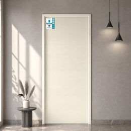 Plantex WPC Doors for Home (25 mm - Thickness)/Waterproof Bathroom Door/2.5x6.75 Feet Wooden Finished Door for Office/Balcony/Kitchen, Density-550 (30x81 inch)